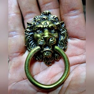Lot of 20 NEW Quality Reproduction Brass Lion's Head Cabinet Drawer Pulls